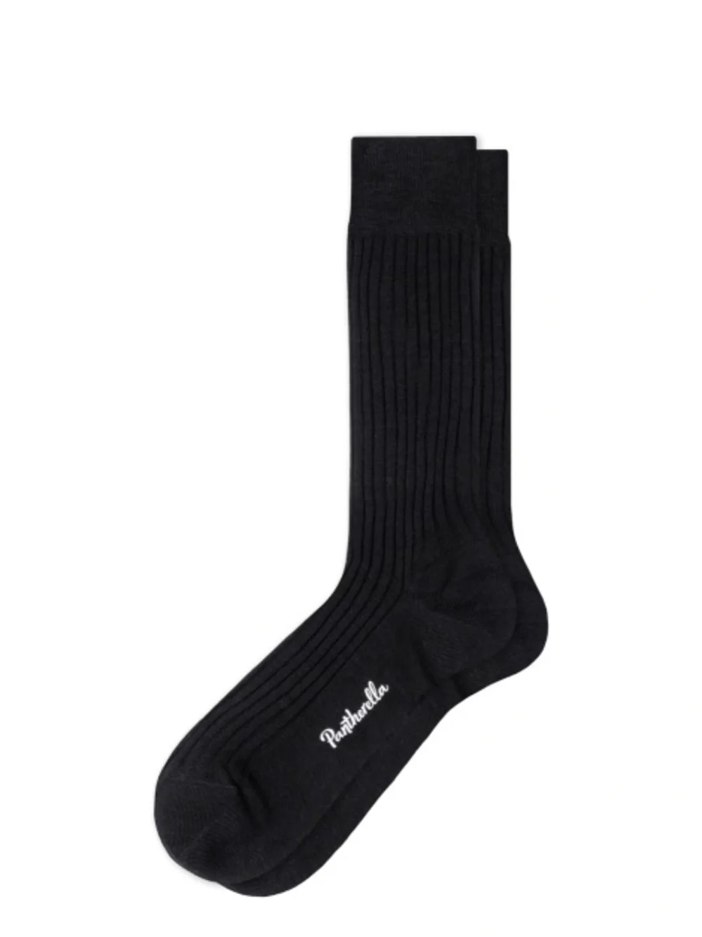 PANTHERELLA LABURNUM MENS FINE WOOL SOCKS IN BLACK SIZE LARGE NWT